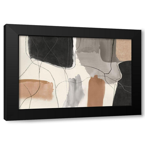 Leaving at Midnight II Black Modern Wood Framed Art Print with Double Matting by PI Studio