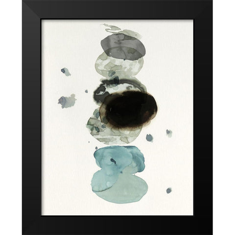 In Order I  Black Modern Wood Framed Art Print by PI Studio