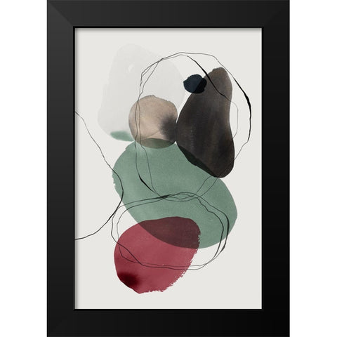 Kachi I  Black Modern Wood Framed Art Print by PI Studio