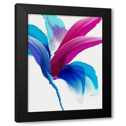 Magenta Bird of Paradise  Black Modern Wood Framed Art Print by PI Studio