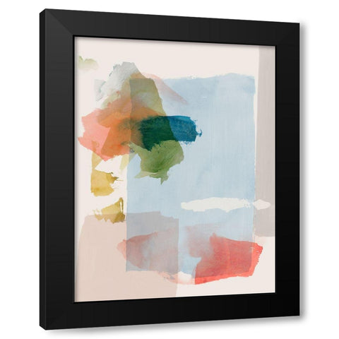 Jigsaw I  Black Modern Wood Framed Art Print by PI Studio