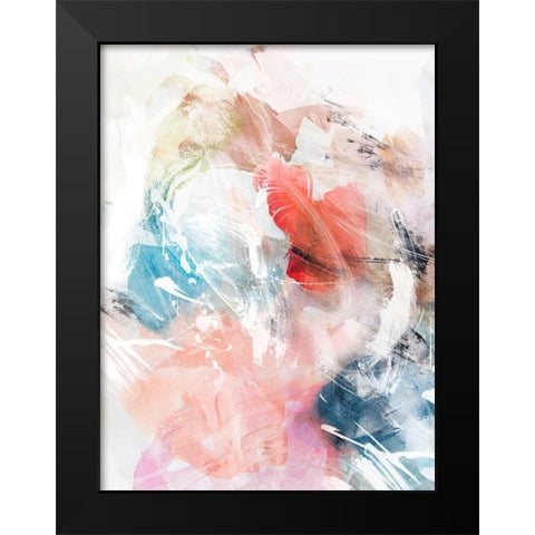 Soft Wash I  Black Modern Wood Framed Art Print by PI Studio