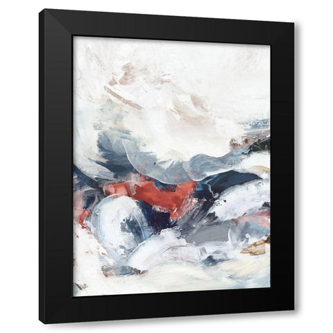 Drifting Together  Black Modern Wood Framed Art Print by PI Studio