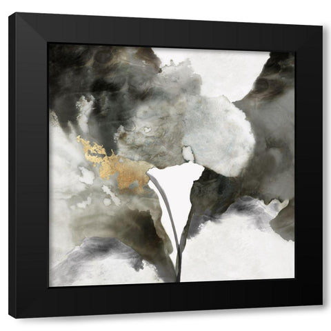 Watercolour Botanical  Black Modern Wood Framed Art Print by PI Studio