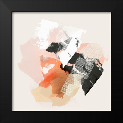 New Dawn I  Black Modern Wood Framed Art Print by PI Studio