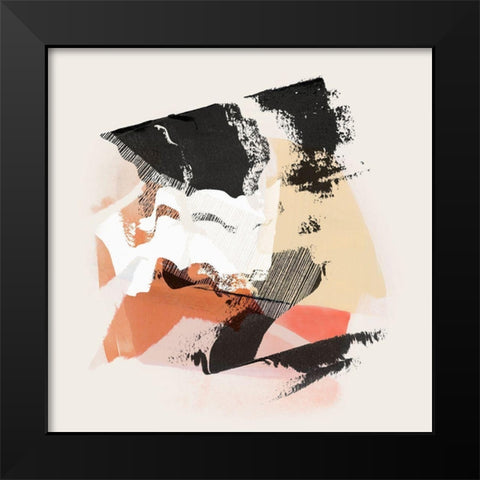 New Dawn II Black Modern Wood Framed Art Print by PI Studio