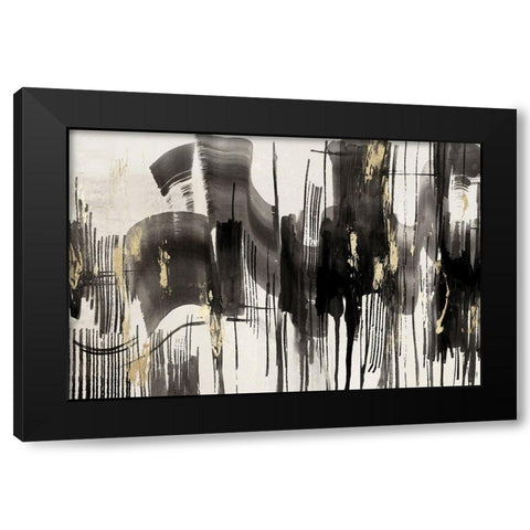 Percussion Black Modern Wood Framed Art Print by PI Studio