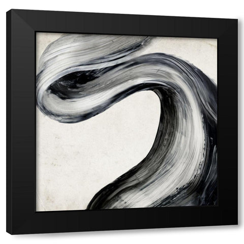 Ascend  Black Modern Wood Framed Art Print with Double Matting by PI Studio