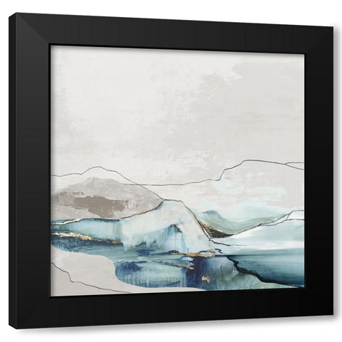 Delicate Dunes II  Black Modern Wood Framed Art Print by PI Studio