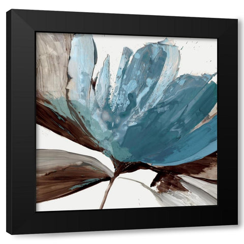 Grande Flower I  Black Modern Wood Framed Art Print by PI Studio