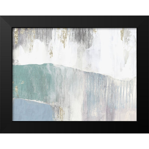 Mountain Ridge  Black Modern Wood Framed Art Print by PI Studio