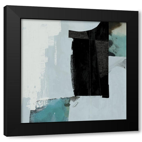 Blue Transport I  Black Modern Wood Framed Art Print with Double Matting by PI Studio