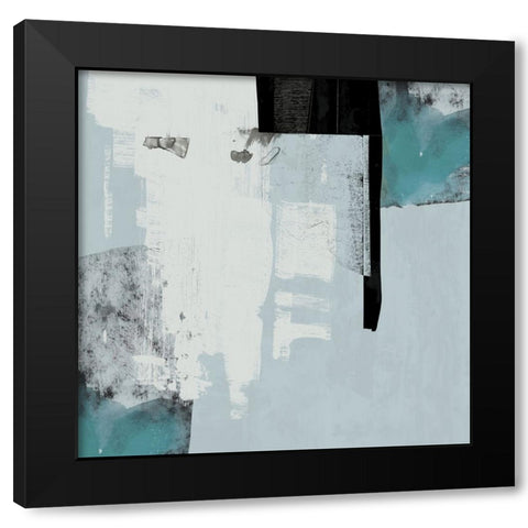 Blue Transport II  Black Modern Wood Framed Art Print with Double Matting by PI Studio
