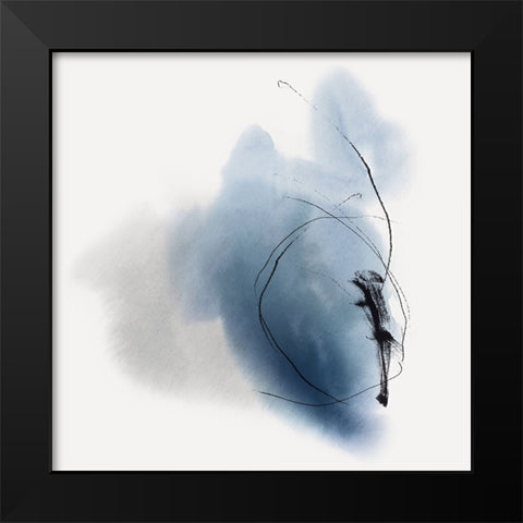 Blushing Air  Black Modern Wood Framed Art Print by PI Studio