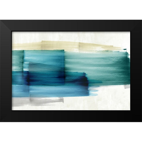 Transclucent Marvel  Black Modern Wood Framed Art Print by PI Studio