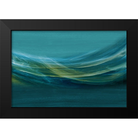 Glass Smoke  Black Modern Wood Framed Art Print by PI Studio