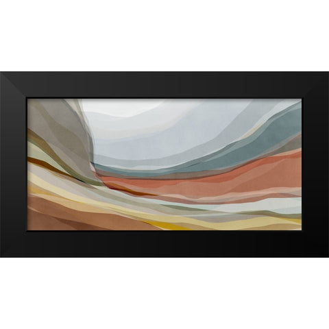 Desert Hills  Black Modern Wood Framed Art Print by PI Studio