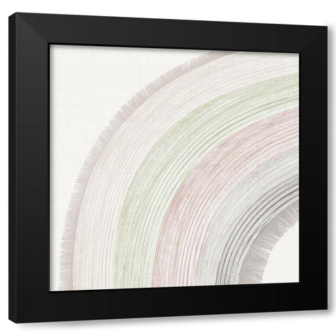 Little Rainbow I  Black Modern Wood Framed Art Print by PI Juvenile