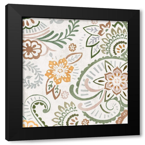 Golden Sunshine Black Modern Wood Framed Art Print with Double Matting by PI Studio