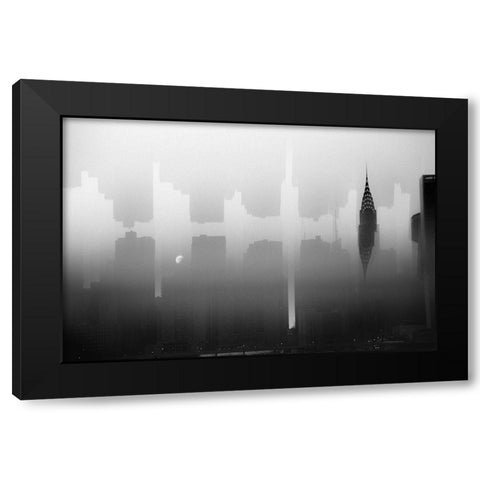 Happenstance Black Modern Wood Framed Art Print with Double Matting by Provencio, Phil
