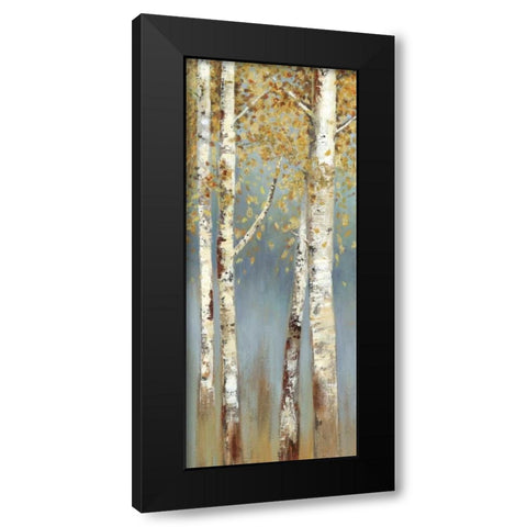 Butterscotch Birch Trees I Black Modern Wood Framed Art Print by Pearce, Allison