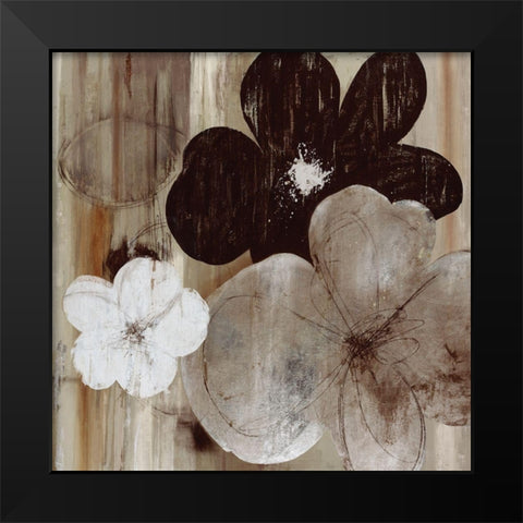 Carrara Black Modern Wood Framed Art Print by Pearce, Allison