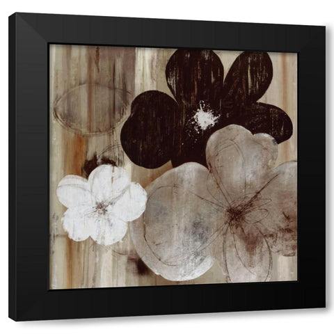Carrara I Black Modern Wood Framed Art Print with Double Matting by Pearce, Allison