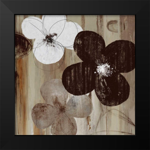 Carrara II Black Modern Wood Framed Art Print by Pearce, Allison