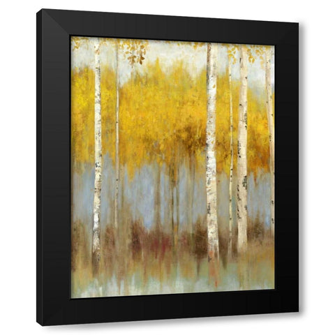 Golden Grove II Black Modern Wood Framed Art Print by Pearce, Allison