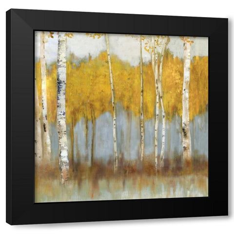 Golden Grove II Black Modern Wood Framed Art Print by Pearce, Allison
