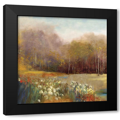 Garden Dreams I - Mini Black Modern Wood Framed Art Print with Double Matting by Pearce, Allison