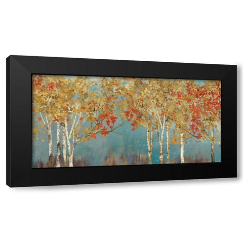 First Moment Black Modern Wood Framed Art Print by Pearce, Allison