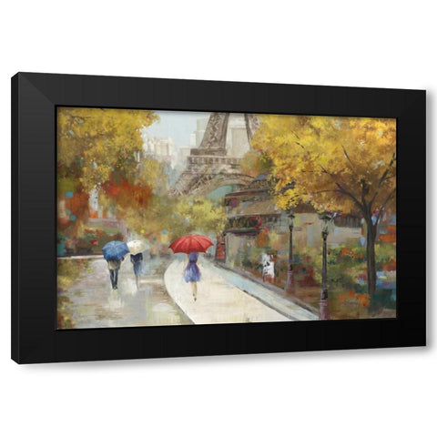 Amant de Marche Black Modern Wood Framed Art Print by Pearce, Allison