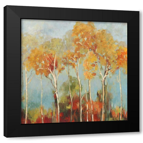 Up Front II - Mini Black Modern Wood Framed Art Print with Double Matting by Pearce, Allison