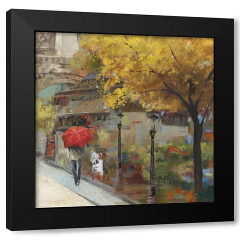 Sunlight Avenue II - Mini Black Modern Wood Framed Art Print with Double Matting by Pearce, Allison