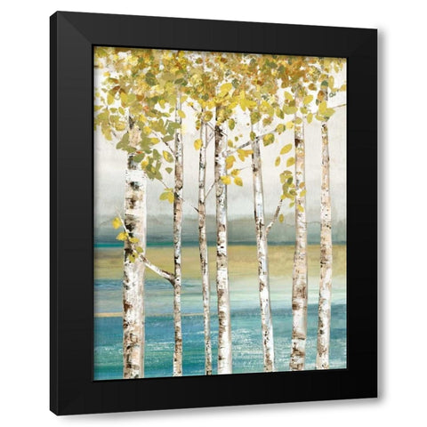 Down by the River I Black Modern Wood Framed Art Print with Double Matting by Pearce, Allison
