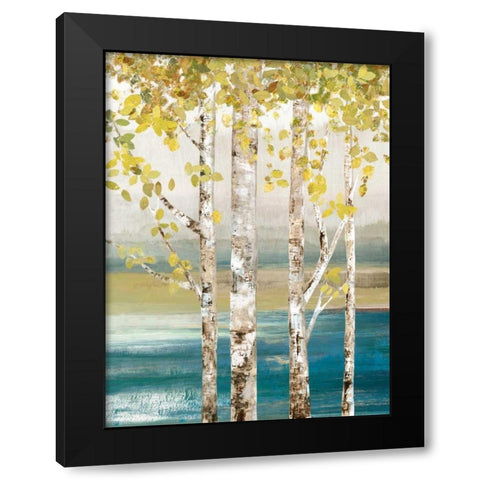 Down by the River II Black Modern Wood Framed Art Print by Pearce, Allison