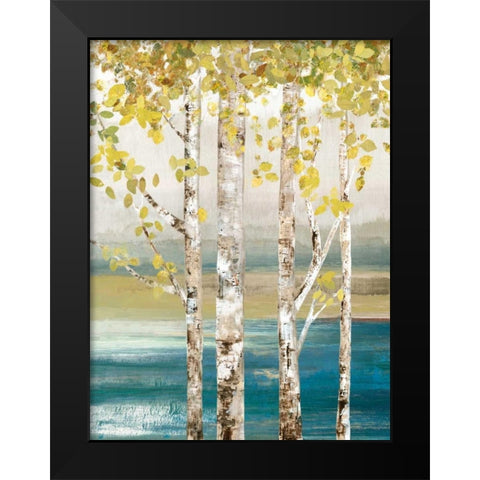 Down by the River II Black Modern Wood Framed Art Print by Pearce, Allison