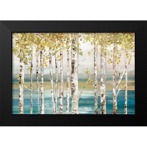 Down to the River Black Modern Wood Framed Art Print by Pearce, Allison