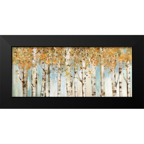 Downtown Black Modern Wood Framed Art Print by Pearce, Allison