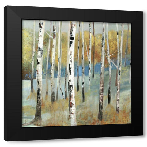 Old Town Black Modern Wood Framed Art Print with Double Matting by Pearce, Allison