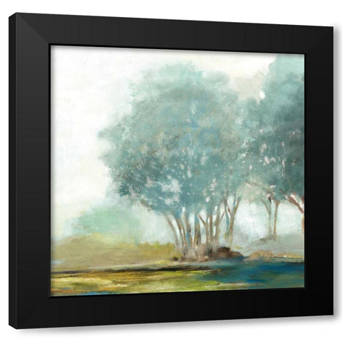 Blueberry Hill II Black Modern Wood Framed Art Print with Double Matting by Pearce, Allison