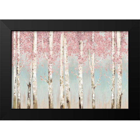 Evening Haze Blush Version  Black Modern Wood Framed Art Print by Pearce, Allison