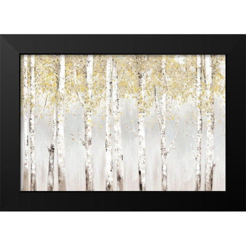 Evening Haze Yellow Version  Black Modern Wood Framed Art Print by Pearce, Allison