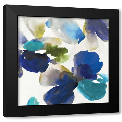 Blue Velvet II Black Modern Wood Framed Art Print by Pearce, Allison