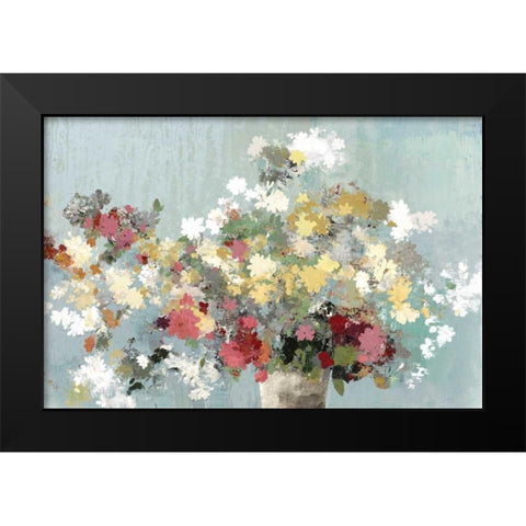 Abstract Bouquet III Black Modern Wood Framed Art Print by Pearce, Allison
