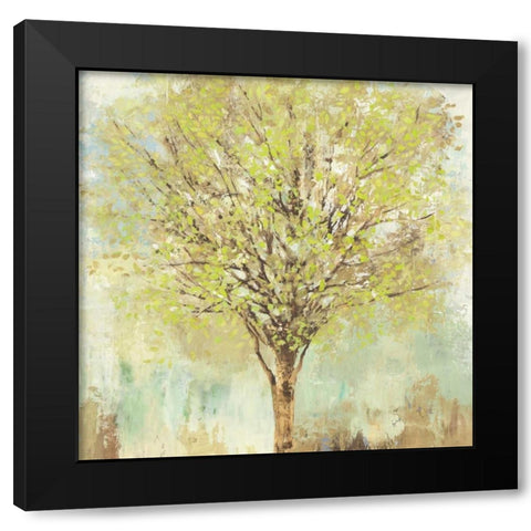 Jade Tree Black Modern Wood Framed Art Print with Double Matting by Pearce, Allison