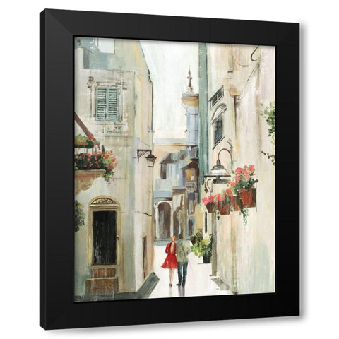 Parisian Walkthrough  Black Modern Wood Framed Art Print by Pearce, Allison