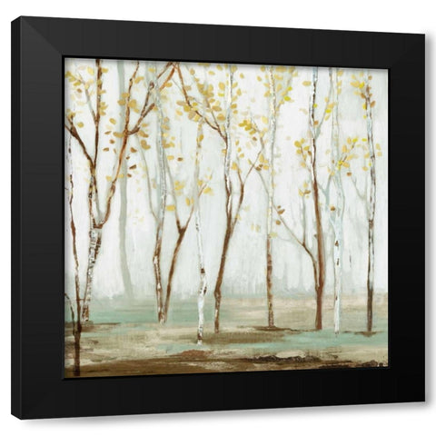 White on white landscape Black Modern Wood Framed Art Print by Pearce, Allison