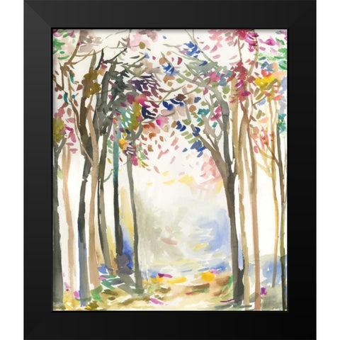 Sunny path I Black Modern Wood Framed Art Print by Pearce, Allison